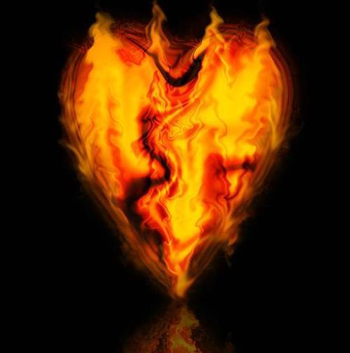 flaming heart countenance